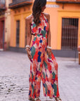 Combi-pantalon Maribel fleurs