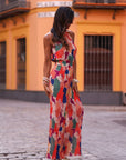 Combi-pantalon Maribel fleurs