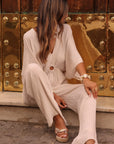 Combi-pantalon Marilou écru