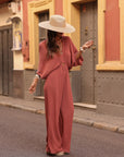 Combi-pantalon Marilou terracotta
