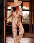 Combi pantalon Justine zébrée