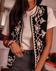 Veste billy noire brodée