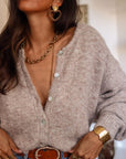 Gilet Abel taupe