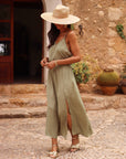 Robe Jess kaki clair