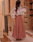 Jupe Ysia terracotta