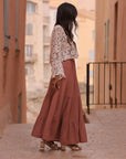 Jupe Ysia terracotta