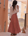 Jupe Ysia terracotta