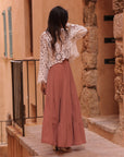 Jupe Ysia terracotta