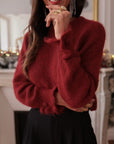 Pull Caly bordeaux