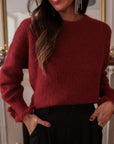 Pull Caly bordeaux