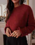 Pull Caly bordeaux