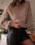 Pull Daisy taupe