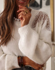 Pull Edwige blanc