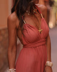 Robe Gilia terracotta
