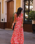 Robe Hizia à fleurs