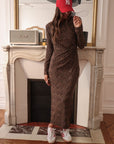 Robe Sélène léopard