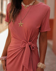 Robe Rhéane rose