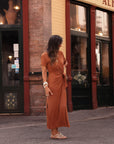 Robe Rhéane caramel