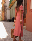 Robe Rhéane rose