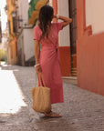 Robe Rhéane rose