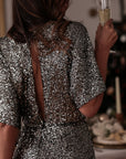 Robe Shine argentée