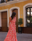 Robe Hizia à fleurs