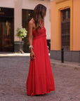 Robe Sya rouge en crochet