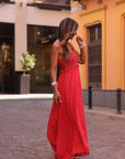 Robe Sya rouge en crochet