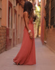 Robe Gilia terracotta