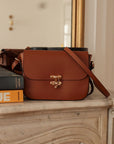 Sac Roméo en cuir camel
