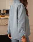 Surchemise Suzanne bleu clair