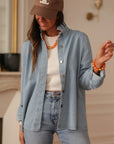 Surchemise Suzanne bleu clair