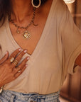 Tee-shirt Diane beige