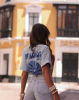 Tee-shirt Mykonos bleu ciel