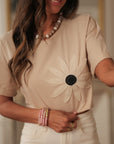 Tee-shirt Sully beige