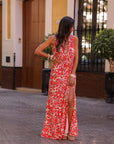 Robe Hizia à fleurs