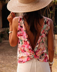Top Divane à fleurs