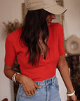 Top Andie rouge