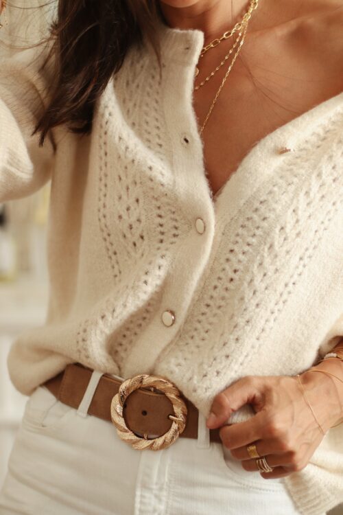 Gilet Carly beige