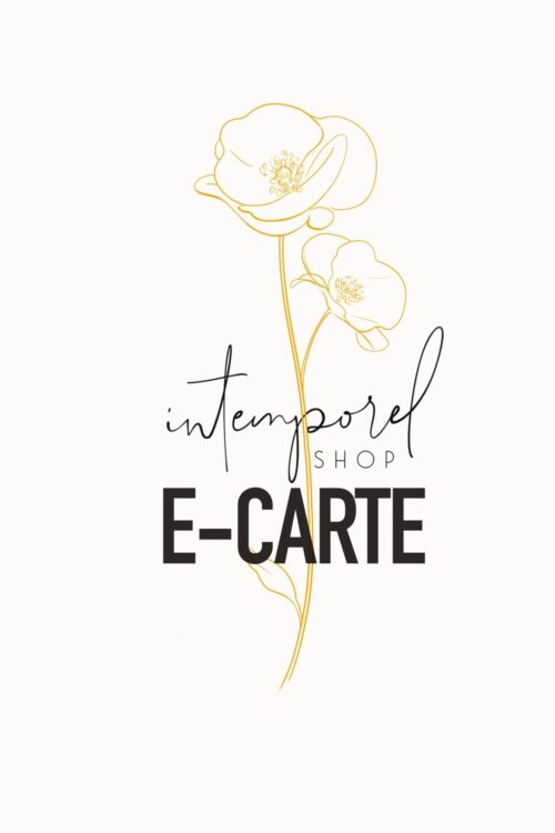 Commander une e-carte cadeau sur la boutique Intemporel Shop