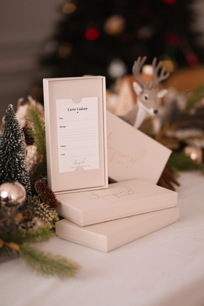 Offrir une carte cadeau physique Intemporel Shop