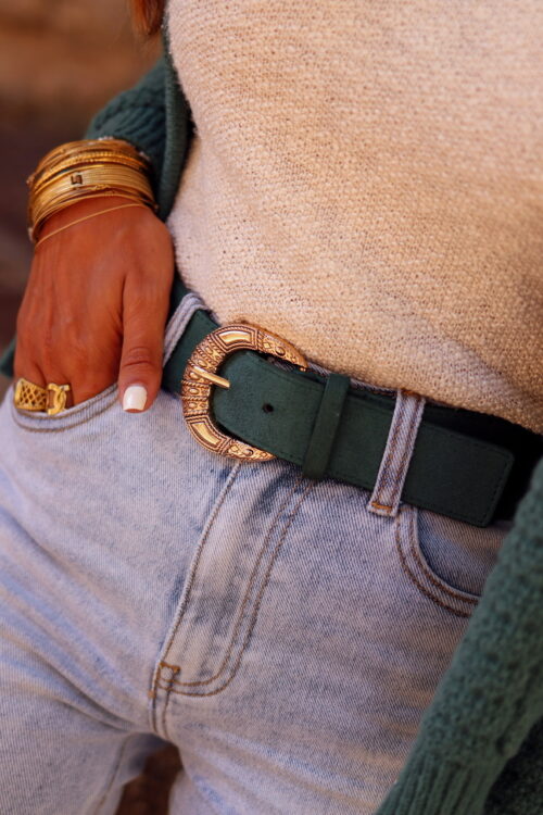 Ceinture Iris verte