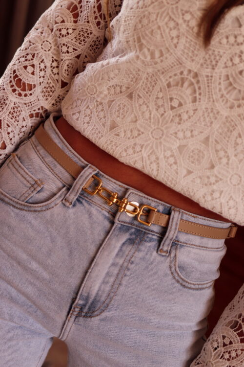 Ceinture Andy beige