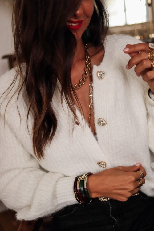 Gilet Soho écru