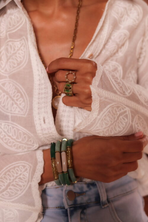 Bracelet Ambre vert