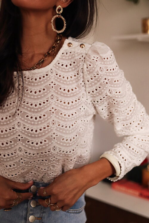 Blouse Jude blanche
