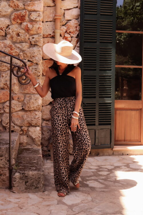 Pantalon Amélia léopard