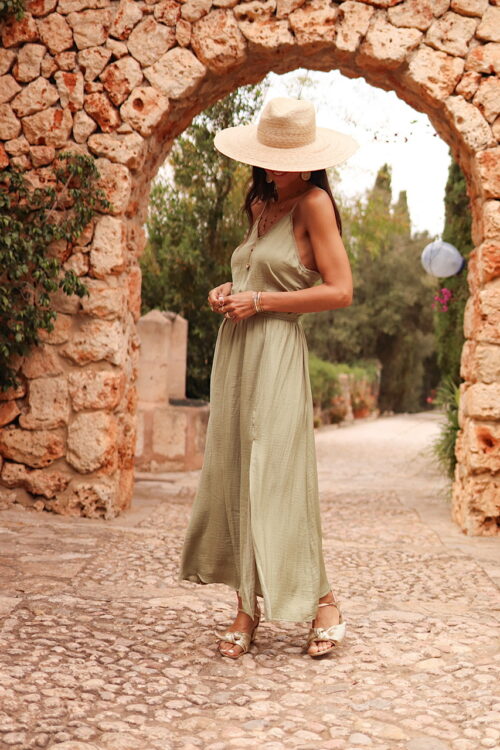 Robe Jess kaki clair