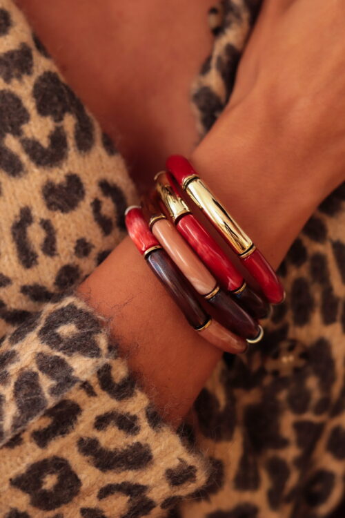 Bracelet ambre rouge