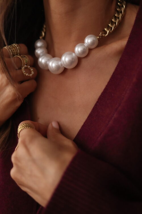 Collier perles